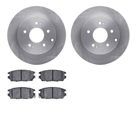 6502-72236, Rotors With 5000 Advanced Brake Pads